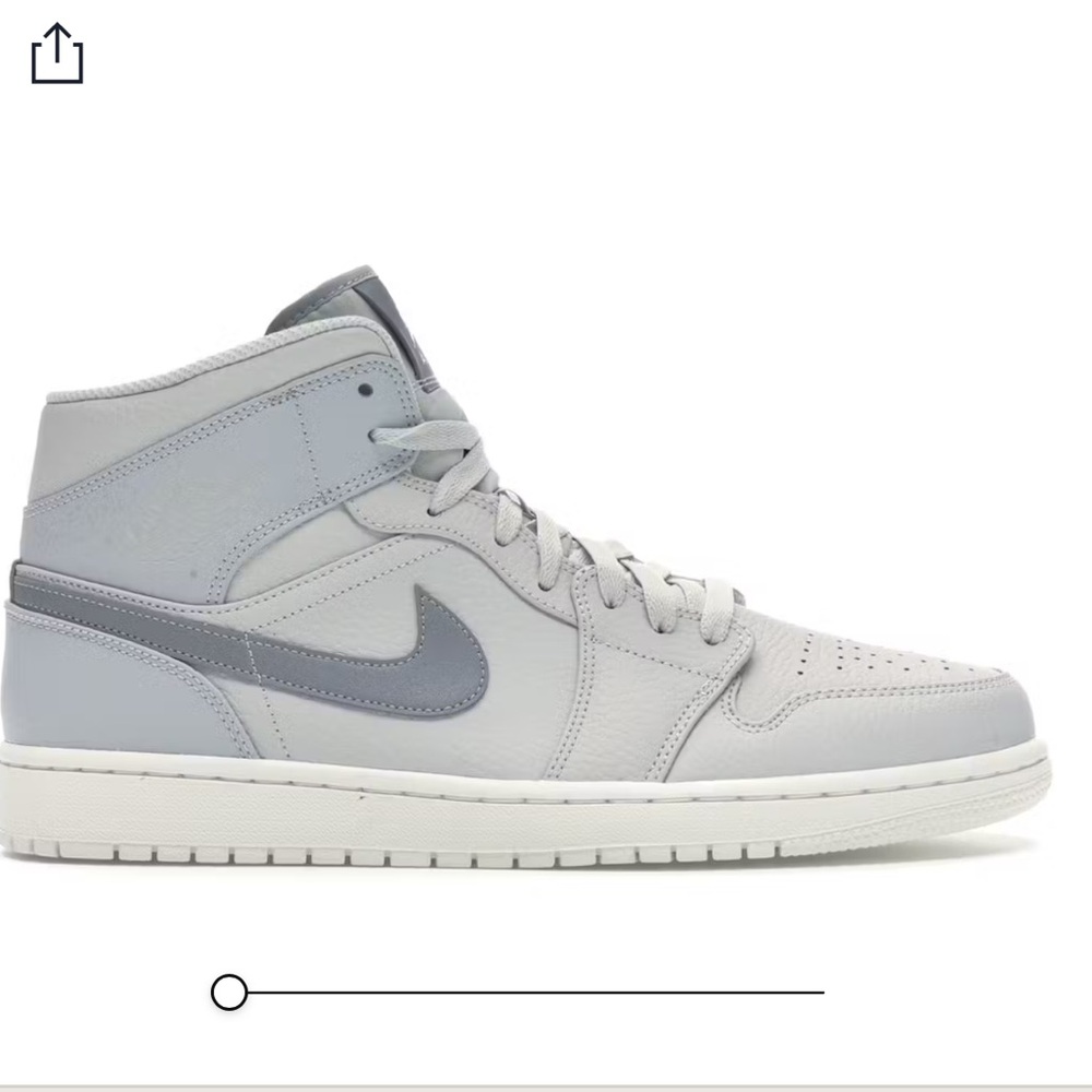 Jordan 1 Mid Light Bone mens size 8.5 womens size 10